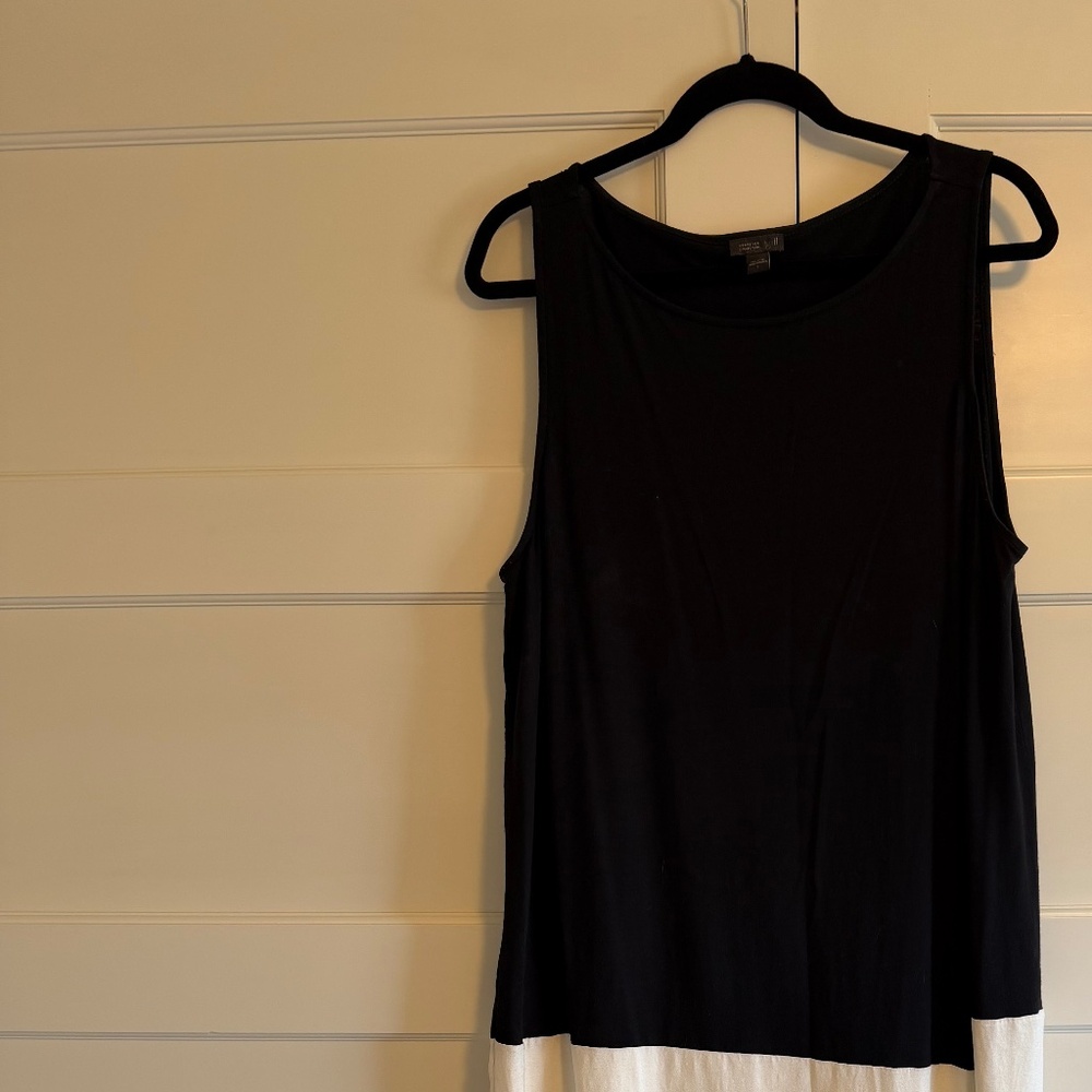 JJill WearEver Sleeveless Black Tunic: Large - Picture 2 of 4